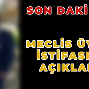 SON DAKİKA! MECLİS ÜYESİ İSTİFA ETTİ