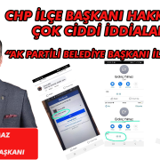 CHP Kapaklı İlçe Başkanı Erdinç YILMAZ Hakkında Sahte Hesap İddiası!