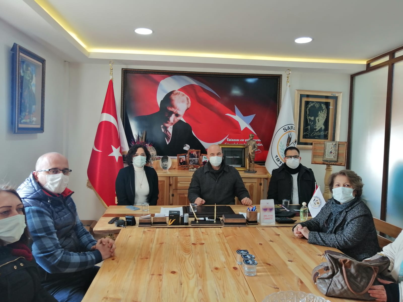 CHP Millet Vekili Candan YÜCEER Saray’da ziyaretlerde bulundu.