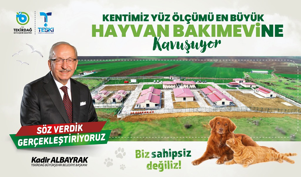 KENTİMİZ YÜZ ÖLÇÜMÜ EN BÜYÜK SAHİPSİZ HAYVAN GEÇİCİ BAKIMEVİNE KAVUŞUYOR
